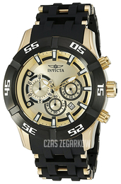 Invicta Sea Spider Żółte złoto/Stal w odcieniu złota Ø50 mm 21819