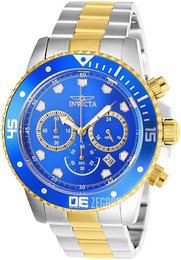Invicta Pro Diver Niebieski/Stal w odcieniu złota Ø45 mm 21892