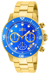 Invicta Pro Diver Niebieski/Stal w odcieniu złota Ø45 mm 21894