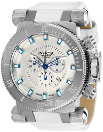 Invicta Coalition Forces Srebrny/Skóra Ø51 mm 22005