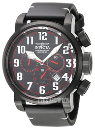 Invicta Aviator Czarny/Skóra Ø52 mm 22267