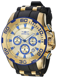 Invicta Pro Diver Żółte złoto/Stal w odcieniu złota Ø50 mm 22308