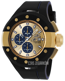 Invicta S1 Żółte złoto/Guma Ø52 mm 22438