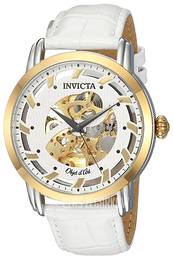 Invicta Biały/Skóra Ø44 mm 22635