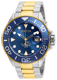 Invicta Reserve Niebieski/Stal w odcieniu złota Ø52 mm 22853