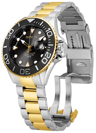 Invicta Reserve Czarny/Stal w odcieniu złota Ø52 mm 22854