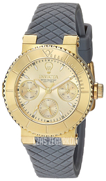 Invicta Gabrielle Union Żółte złoto/Guma Ø34 mm 22954