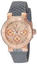 Invicta Gabrielle Union Różowe złoto/Guma Ø34 mm 22955
