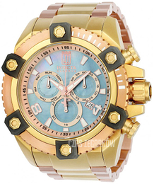 Invicta Jason Taylor Szary/Stal w odcieniu złota Ø56 mm 23133