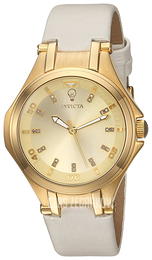 Invicta Gabrielle Union Żółte złoto/Satyna Ø36 mm 23251