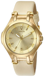 Invicta Gabrielle Union Żółte złoto/Satyna Ø32 mm 23253