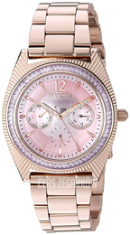 Invicta Wildflower Różowy/Stal w kolorze różowego złota Ø38.5 mm 23464