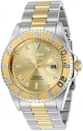 Invicta Pro Diver Żółte złoto/Stal w odcieniu złota Ø43 mm 23478