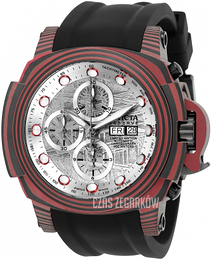 Invicta Reserve Srebrny/Guma Ø48 mm 23560