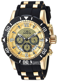Invicta Pro Diver Żółte złoto/Stal w odcieniu złota Ø50 mm 23700