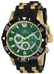 Invicta Pro Diver Zielony/Stal w odcieniu złota Ø50 mm 23703