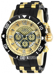Invicta Pro Diver Żółte złoto/Stal w odcieniu złota Ø50 mm 23705