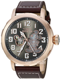 Invicta Szary/Skóra Ø50 mm 23796