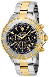 Invicta Sea Czarny/Stal w odcieniu złota Ø47 mm 23881