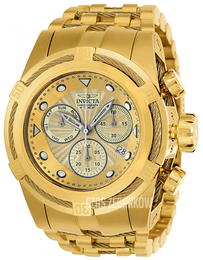 Invicta Bolt Żółte złoto/Stal w odcieniu złota Ø53 mm 23911