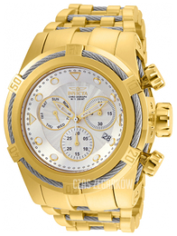 Invicta Bolt Srebrny/Stal w odcieniu złota Ø51 mm 23914