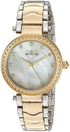 Invicta Wildflower Biały/Stal w odcieniu złota Ø34 mm 23965