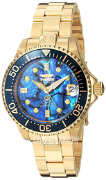 Invicta Pro Diver Niebieski/Stal w odcieniu złota Ø38 mm 23987