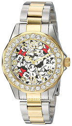 Invicta Zestaw kryształów/Stal w odcieniu złota Ø38 mm 24418