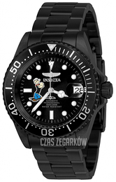 Invicta Czarny/Stal Ø40 mm 24488