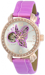 Invicta Wildflower Srebrny/Skóra Ø35 mm 24568