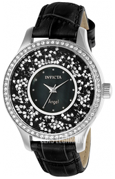 Invicta Angel Czarny/Skóra Ø40 mm 24592
