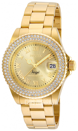 Invicta Angel Żółte złoto/Stal w odcieniu złota Ø40 mm 24614