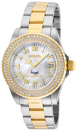 Invicta Angel Srebrny/Stal w odcieniu złota Ø40 mm 24616