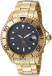 Invicta Pro Diver Czarny/Stal w odcieniu złota Ø47 mm 24766