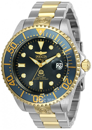 Invicta Pro Diver Czarny/Stal w odcieniu złota Ø47 mm 24767