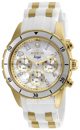 Invicta Angel Biały/Stal w odcieniu złota Ø40 mm 24901