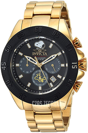 Invicta Character Collection Czarny/Stal w odcieniu złota Ø48 mm 25012