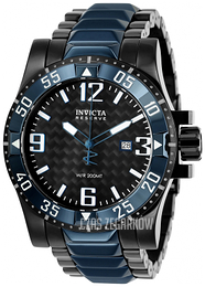 Invicta Reserve Czarny/Stal Ø49.5 mm 25064