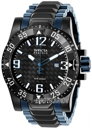 Invicta Reserve Czarny/Stal Ø49.5 mm 25065