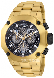 Invicta S1 Czarny/Stal w odcieniu złota Ø52 mm 25296