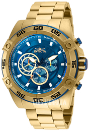 Invicta Speedway Niebieski/Stal w odcieniu złota Ø52 mm 25536