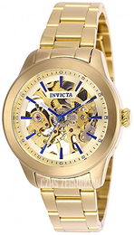 Invicta Vintage Żółte złoto/Stal w odcieniu złota Ø34 mm 25751
