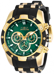 Invicta Speedway Zielony/Stal w odcieniu złota Ø48 mm 25837