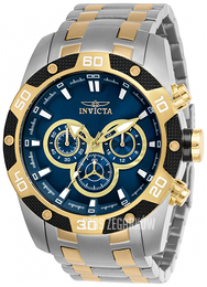 Invicta Speedway Niebieski/Stal w odcieniu złota Ø48 mm 25843