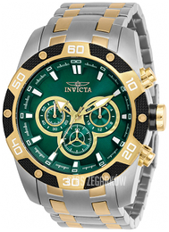 Invicta Speedway Zielony/Stal w odcieniu złota Ø48 mm 25844