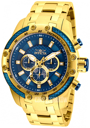 Invicta Speedway Niebieski/Stal w odcieniu złota Ø50 mm 25945