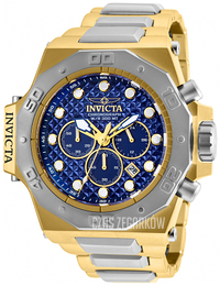 Invicta Akula Niebieski/Stal w odcieniu złota Ø58 mm 26043