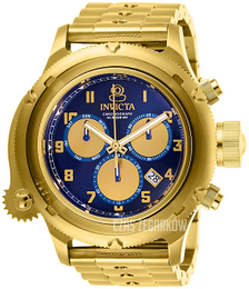 Invicta Russian Diver Niebieski/Stal w odcieniu złota Ø52 mm 26464
