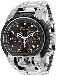 Invicta Reserve Czarny/Stal Ø52 mm 26584