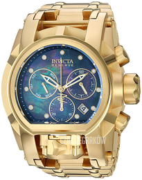 Invicta Reserve Niebieski/Stal w odcieniu złota Ø52 mm 26706